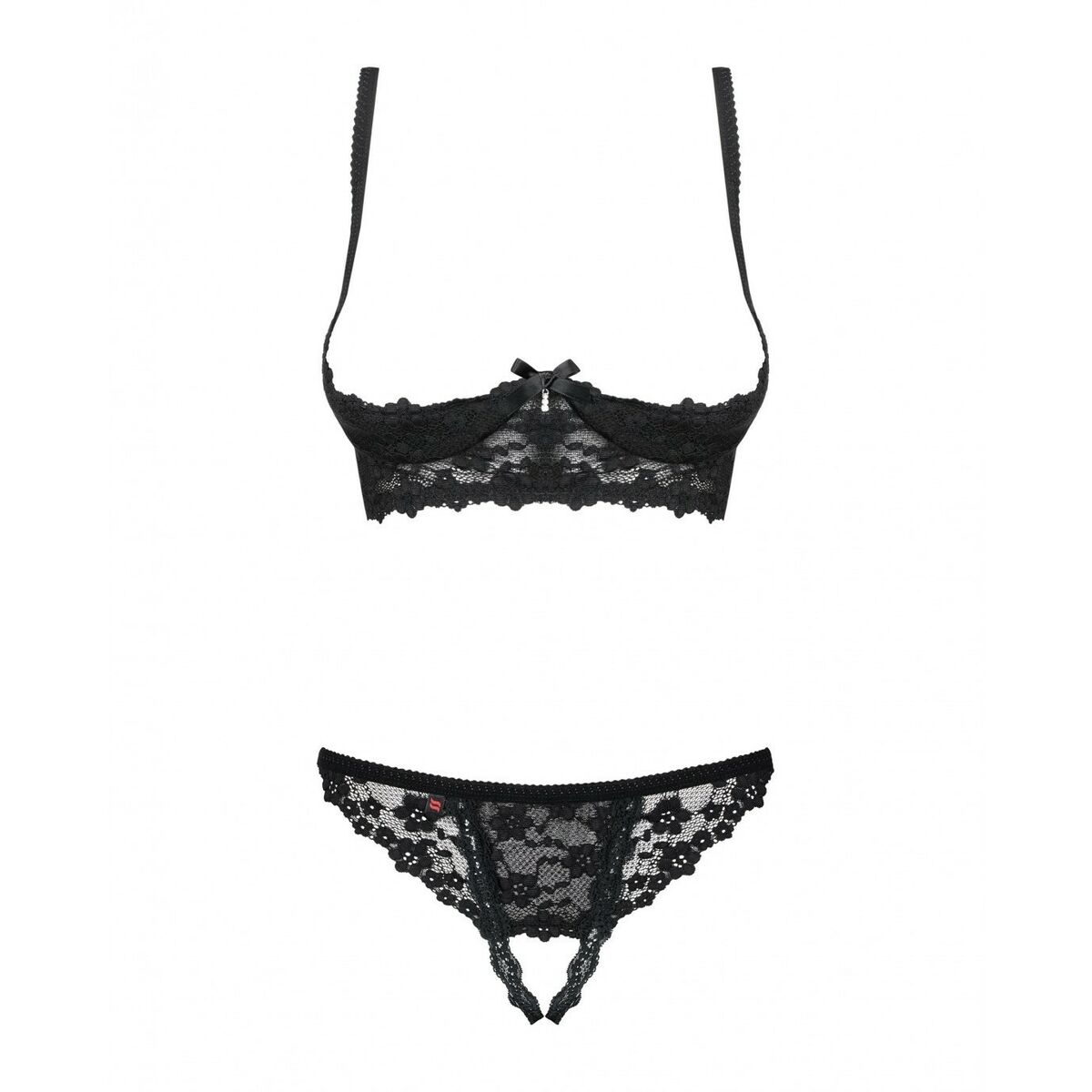 Unterwäsche-Set Obsessive Letica Schwarz L/XL